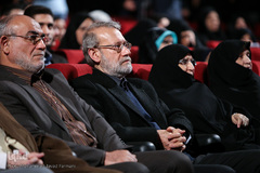 علی لاریجانی رییس مجلس شورای اسلامی در هشتمین همایش غزه نماد مقاومت 