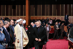 علی لاریجانی رییس مجلس شورای اسلامی در هشتمین همایش غزه نماد مقاومت 