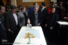 کامبیز درم بخش در افتتاحیه دهمین جشنواره بین‌المللی هنرهای تجسمی فجر