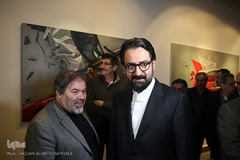 سیدمحمد مجتبی حسینی، معاون امور هنری وزارت فرهنگ و ارشاد اسلامی در افتتاحیه دهمین جشنواره بین‌المللی هنرهای تجسمی فجر