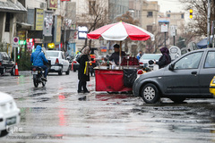 بارش باران در تهران 