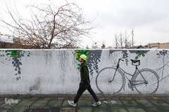 بارش باران در تهران 