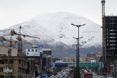 بارش باران در تهران 