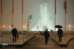 تهران سفید پوش شد