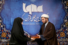 بیست و یکمین نشست با یاوران وحی " حجت السلام امیدیان، مدیر اتحادیه قرآنی لرستان"