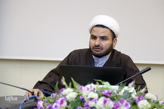 بیست و یکمین نشست با یاوران وحی " حجت السلام امیدیان، مدیر اتحادیه قرآنی لرستان"