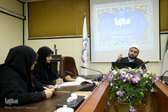 بیست و یکمین نشست با یاوران وحی " حجت السلام امیدیان، مدیر اتحادیه قرآنی لرستان"