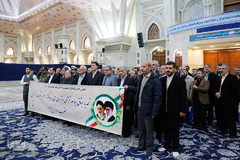 مراسم تجدید میثاق جامعه قرآنی با امام راحل (ره)