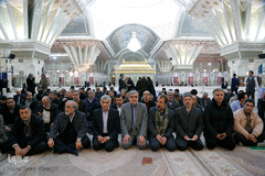 مراسم تجدید میثاق جامعه قرآنی با امام راحل (ره)