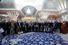 مراسم تجدید میثاق جامعه قرآنی با امام راحل (ره)