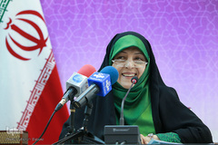 نشست خبری معاون رئیس جمهور در امور زنان
