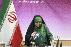 نشست خبری معاون رئیس جمهور در امور زنان
