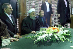 تجدید میثاق هیات دولت با آرمان های امام خمینی در آستانه دهه فجر
