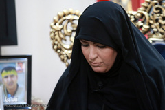 همسر شهید مدافع حرم «تقی ارغوانی»