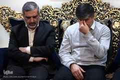 دیدار هفتگی نمایندگان جامعه قرآنی با خانواده شهید مدافع حرم «تقی ارغوانی»