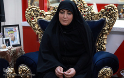 همسر شهید مدافع حرم «تقی ارغوانی»