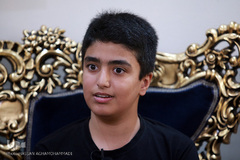 امیر حسین ارغوانی، فرزند شهید مدافع حرم «تقی ارغوانی»