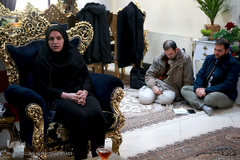 دیدار هفتگی نمایندگان جامعه قرآنی با خانواده شهید مدافع حرم «تقی ارغوانی»