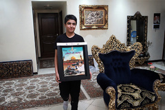 امیر حسین ارغوانی، فرزند شهید مدافع حرم «تقی ارغوانی»