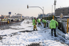 تهران چهار روز پس از بحران بارش برف 