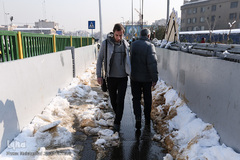 تهران چهار روز پس از بحران بارش برف 