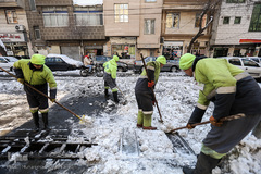 تهران چهار روز پس از بحران بارش برف 