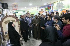 مراسم افتتاحیه نمایشگاه‌های مدرسه انقلاب 