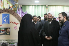 مراسم افتتاحیه نمایشگاه‌های مدرسه انقلاب 