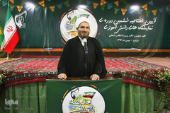 حجت‌الاسلام والمسلمین حاج علی اکبری، نماینده ولی فقیه در اتحادیه انجمن‌های اسلامی دانش‌آموزان