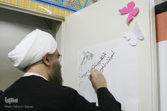 حجت‌الاسلام والمسلمین حاج علی اکبری، نماینده ولی فقیه در اتحادیه انجمن‌های اسلامی دانش‌آموزان