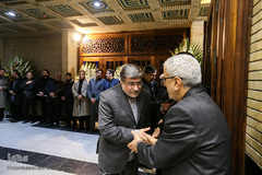 علی جنتی در مراسم بزرگداشت زنده یاد رضا مقدسی 