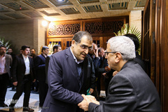 سیدحسن قاضی زاده هاشمی، وزیر بهداشت در مراسم بزرگداشت زنده یاد رضا مقدسی 