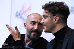 هادی حجازی فر در نشست خبری فیلم لاتاری