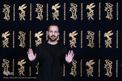 احمد مهران فر در مراسم اکران فیلم خجالت نکش