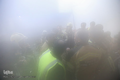 شب دوم اطفای حریق ساختمان برق حرارتی وزارت نیرو