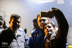 شب دوم اطفای حریق ساختمان برق حرارتی وزارت نیرو