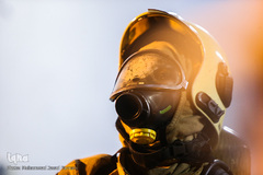 شب دوم اطفای حریق ساختمان برق حرارتی وزارت نیرو