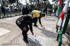 آئین غبار روبی مزار شهدای انقلاب اسلامی 