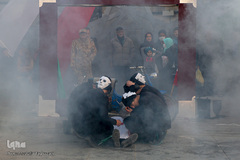 نمایش خیابانی راه ناتمام به مناسب ایام الله دهه فجر