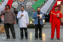 نمایش خیابانی راه ناتمام به مناسب ایام الله دهه فجر