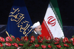 حضور حسن روحانی، رییس جمهور در مراسم گرامیداشت یوم الله ۲۲ بهمن