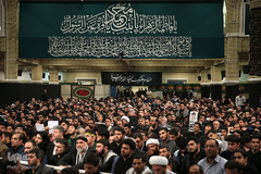 اولین شب سوگواری شهادت حضرت فاطمه‌زهرا(س) در حسینیه امام خمینی (ره)