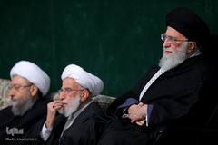 اولین شب سوگواری شهادت حضرت فاطمه‌زهرا(س) در حسینیه امام خمینی (ره)