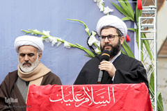 بدرقه دو شهید گمنام در دانشگاه تبریز