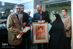 آئین افتتاحیه نمایشگاه«آیینه‌های بی‌زنگار»
