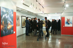 آئین افتتاحیه نمایشگاه«آیینه‌های بی‌زنگار»
