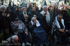 اجتماع هیئت‌های عاشورای فاطمی در میدان هفت تیر