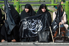 اجتماع هیئت‌های عاشورای فاطمی در میدان هفت تیر