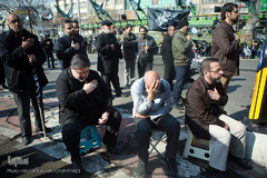 اجتماع هیئت‌های عاشورای فاطمی در میدان هفت تیر