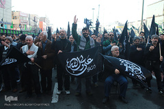 اجتماع هیئت‌های عاشورای فاطمی در میدان هفت تیر